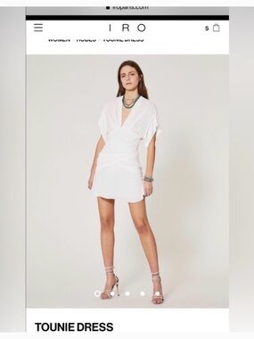IRO Tounie Dress in White